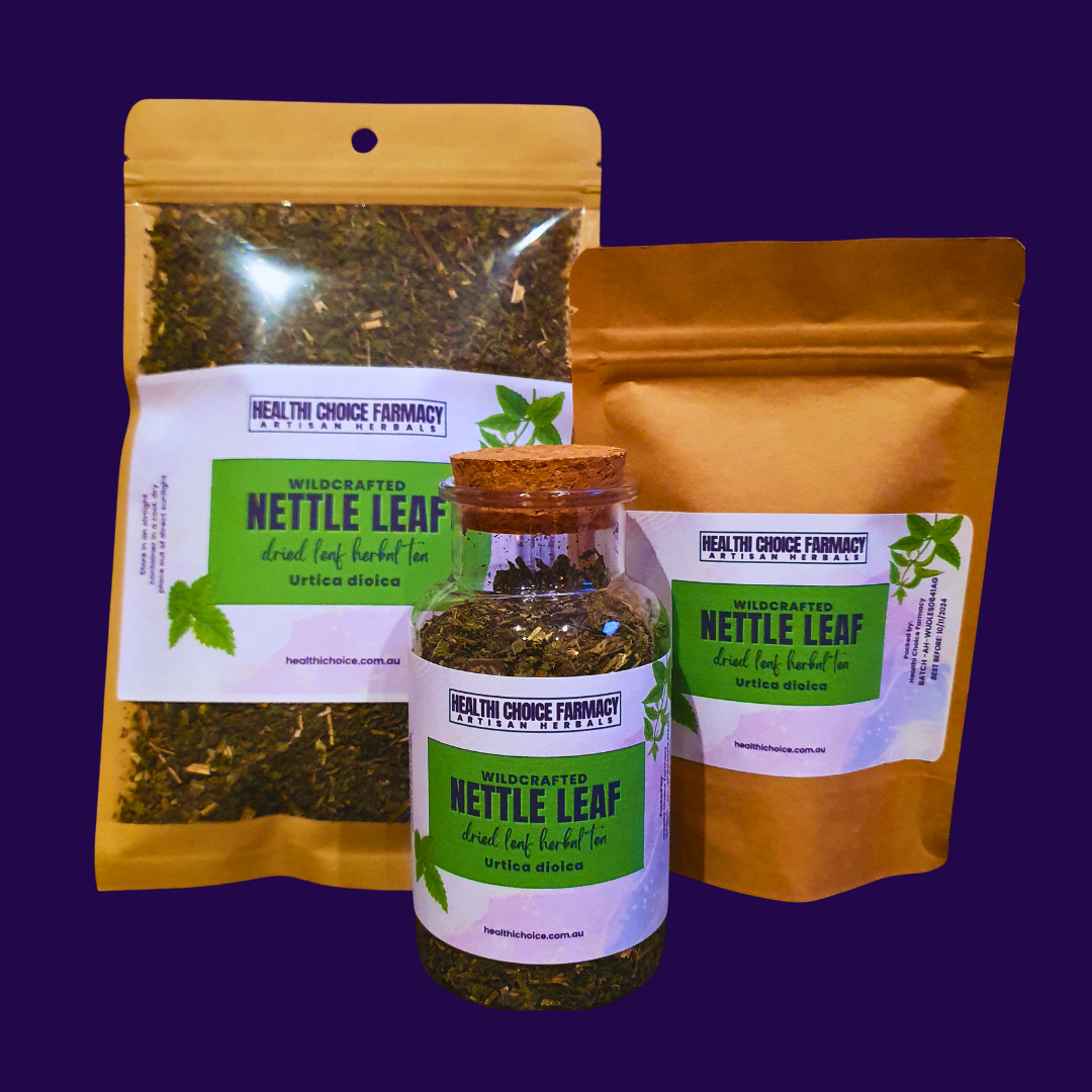 Nettle Leaf herbal tea | Urtica dioica - Healthi Choice Farmacy 