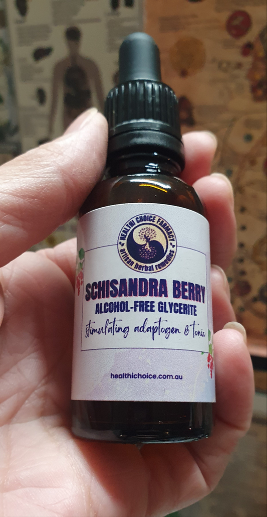 Schisandra Berry Alcohol-Free Liquid Extract, Organic Schisandra (Schisandra Chinensis) Dried Berry Glycerite Natural Herbal Support