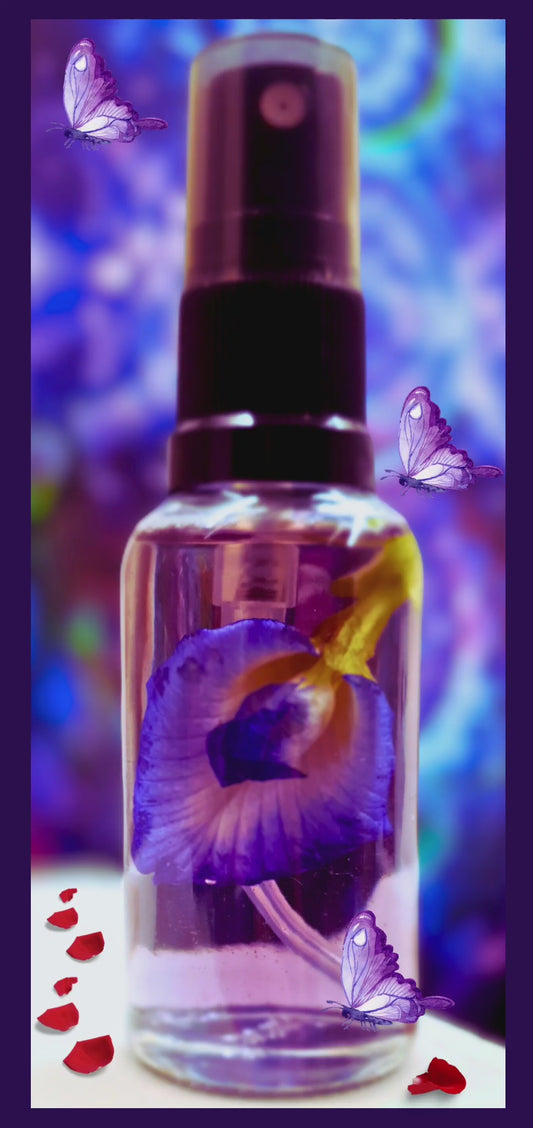 Butterfly pea Rose & Lavender toner