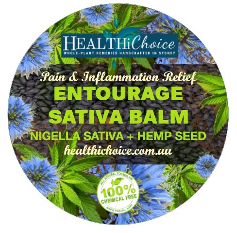 ENTOURAGE Sativa Balm - 100% Natural Pain & Inflammation Relief - Healthi Choice