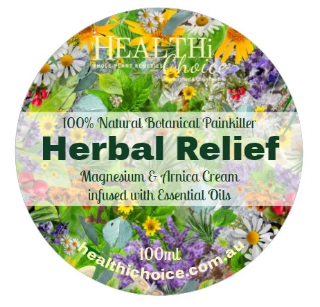 HERBAL RELIEF MAGNESIUM LOTION - Arnica + Neem + Calendula infused w pain easing essential oils - Healthi Choice
